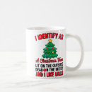 Search for identify mugs Christmas tree