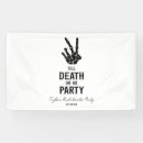 Search for funny halloween banners Black and white
