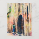 Search for warm colours postcards Abstract