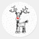 Search for funny reindeers stickers Family