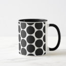 Search for black and white polka dot mugs Dots