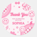 Search for pink smile stickers Retro