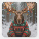 Search for funny moose stickers Winter