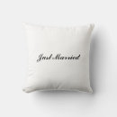 Search for just married couple cushions Newlyweds