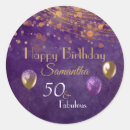 Search for gold happy birthday stickers Glitter