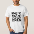 Search for rick roll tshirts Qr code