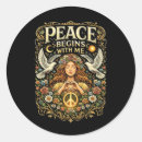 Search for peace love and harmony stickers Meditation