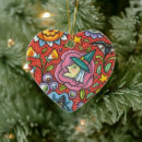 Search for witch christmas tree decorations Skull