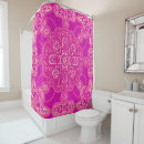 Search for bright colors shower curtains Pink