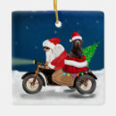 Search for biking christmas tree decorations Santa claus
