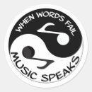 Search for musical design stickers Trendy