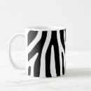 Search for black and white zebra stripes mugs Pattern
