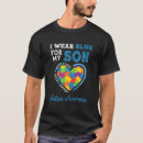 Search for autism dad tshirts Blue