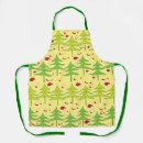 Search for women christmas aprons Green