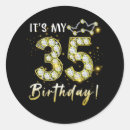 Search for 35th stickers Birthday