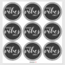 Search for good vibes only stickers Black and white