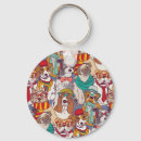 Search for terrier round key rings Jack russell terrier