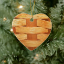 Search for woven christmas tree decorations Basket