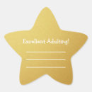 Search for gold writing stickers Stars