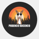 Search for hound round stickers Dog owner