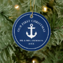 Search for nautical christmas decor Navy blue