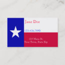 Search for texas flag business cards United