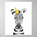 Search for zebra birthday party posters Safari animals