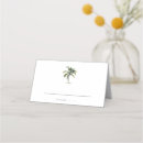 Search for palm tree place cards Watercolor