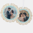 Search for blue and white christmas tree decorations Modern minimalist