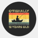 Search for 12 birthday stickers Vintage