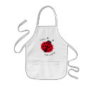 Search for ladybug kid aprons For her