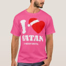 Search for i love satan tshirts Funny