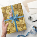 Search for gold coin wrapping paper Currency