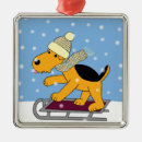 Search for dog sled christmas tree decorations Cute