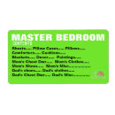 Search for bedroom labels Moving