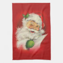 Search for santa claus tea towels Vintage