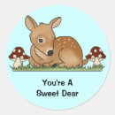 Search for cartoon deer stickers Cute