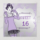 Search for flapper girl birthday invitations For her