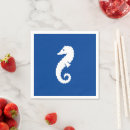 Search for seahorse napkins Nautical