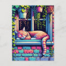 Search for cat lovers postcards Cartoon