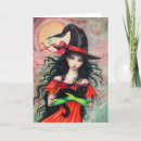 Search for fantasy halloween cards Witch