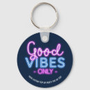 Search for good vibes key rings Typography