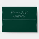 Search for emerald green envelopes Calligraphy