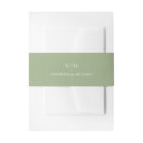 Search for sage invitation belly bands Classic