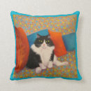 Search for tuxedo cat cushions Whimsical