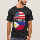 Search for half filipino tshirts Flag