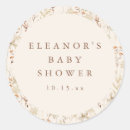 Search for rustic floral baby shower stickers Modern