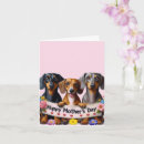 Search for dog mothers day cards Doxie mum