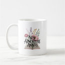 Search for life is an adventure mugs Inspirational quote
