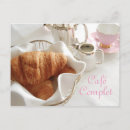 Search for cafés postcards Breakfast
